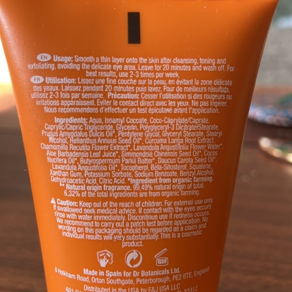 Dr. botanicals Tu mask - turmeric restoring treatment - Picture 2 of 2